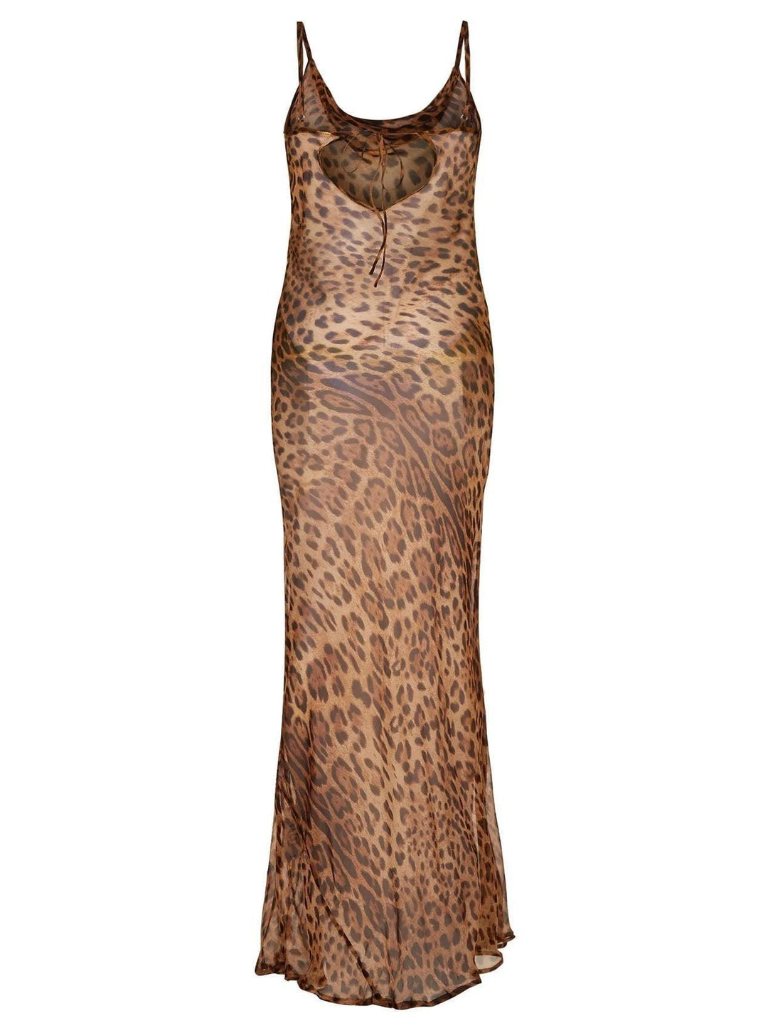Melany – Vestido maxi leopardo