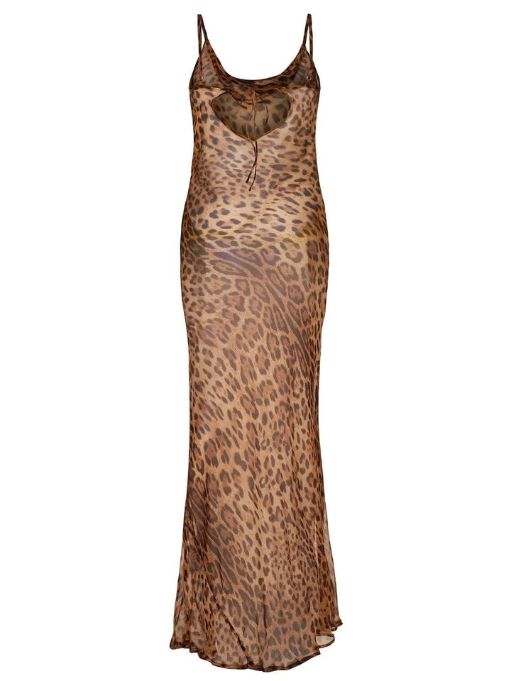 Melany – Vestido maxi leopardo
