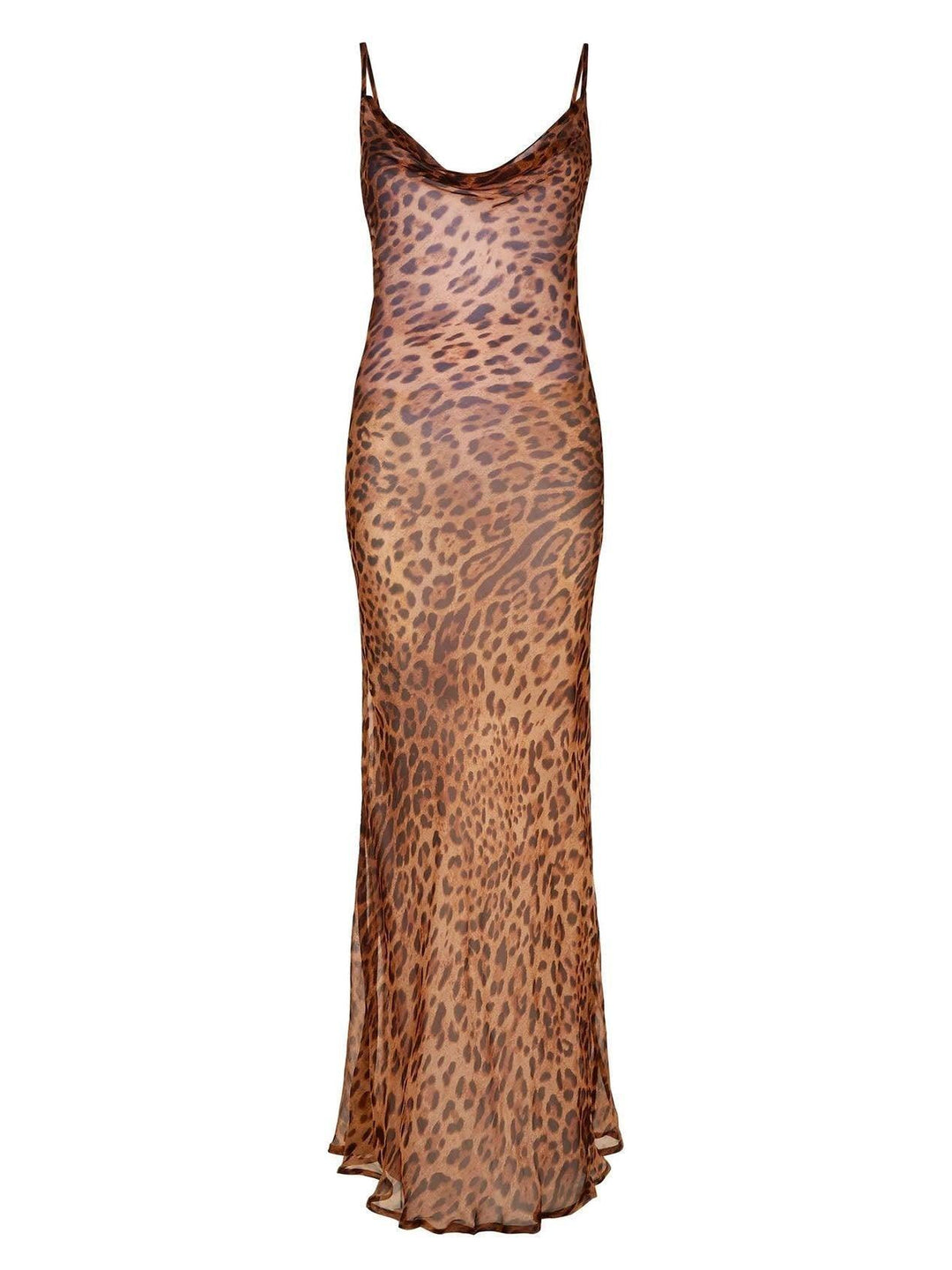 Melany – Vestido maxi leopardo