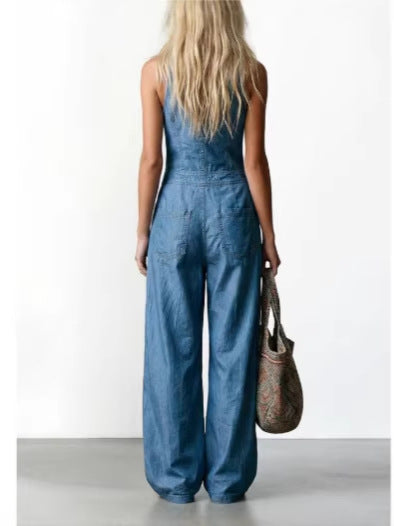 Ana - Pantalones de Tirantes Casuales