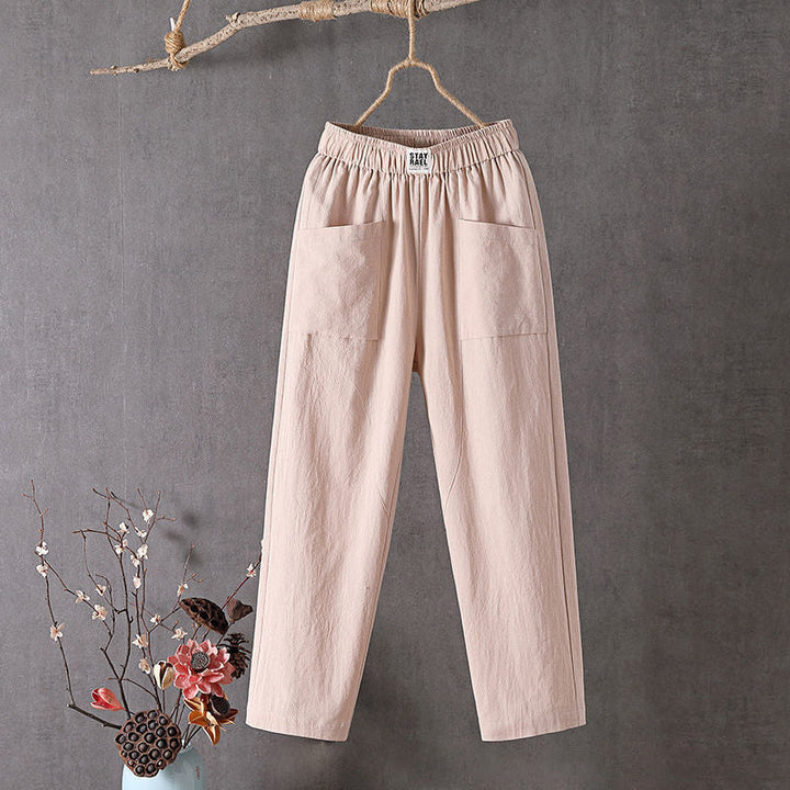 Alyra - Pantalones Relajados con Bolsillos