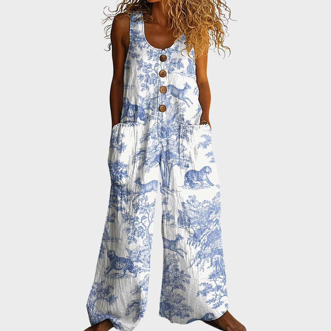 Peto estampado fluido