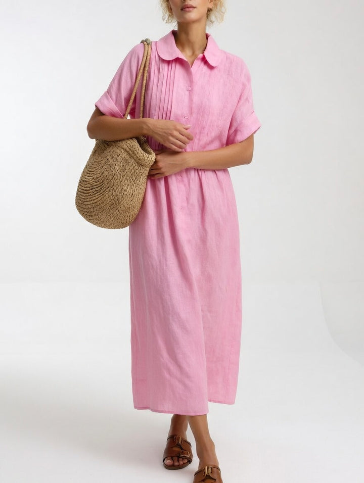 Paula — Vestido camisa fluido de verano