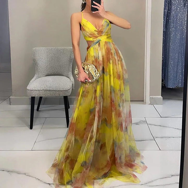Giselle – Vestido largo floral