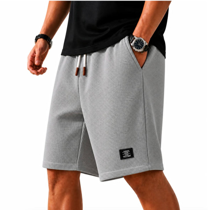 Álvaro — Bermuda casual de cuadros