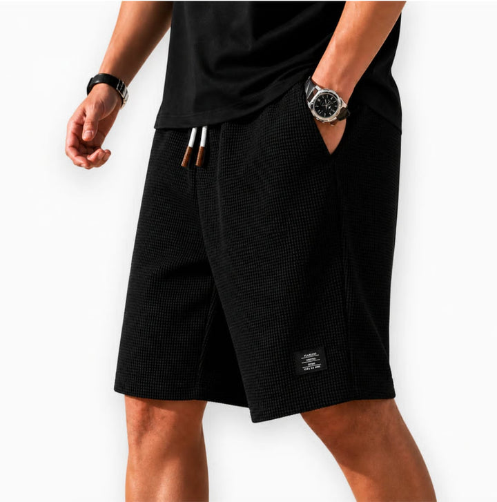Álvaro — Bermuda casual de cuadros