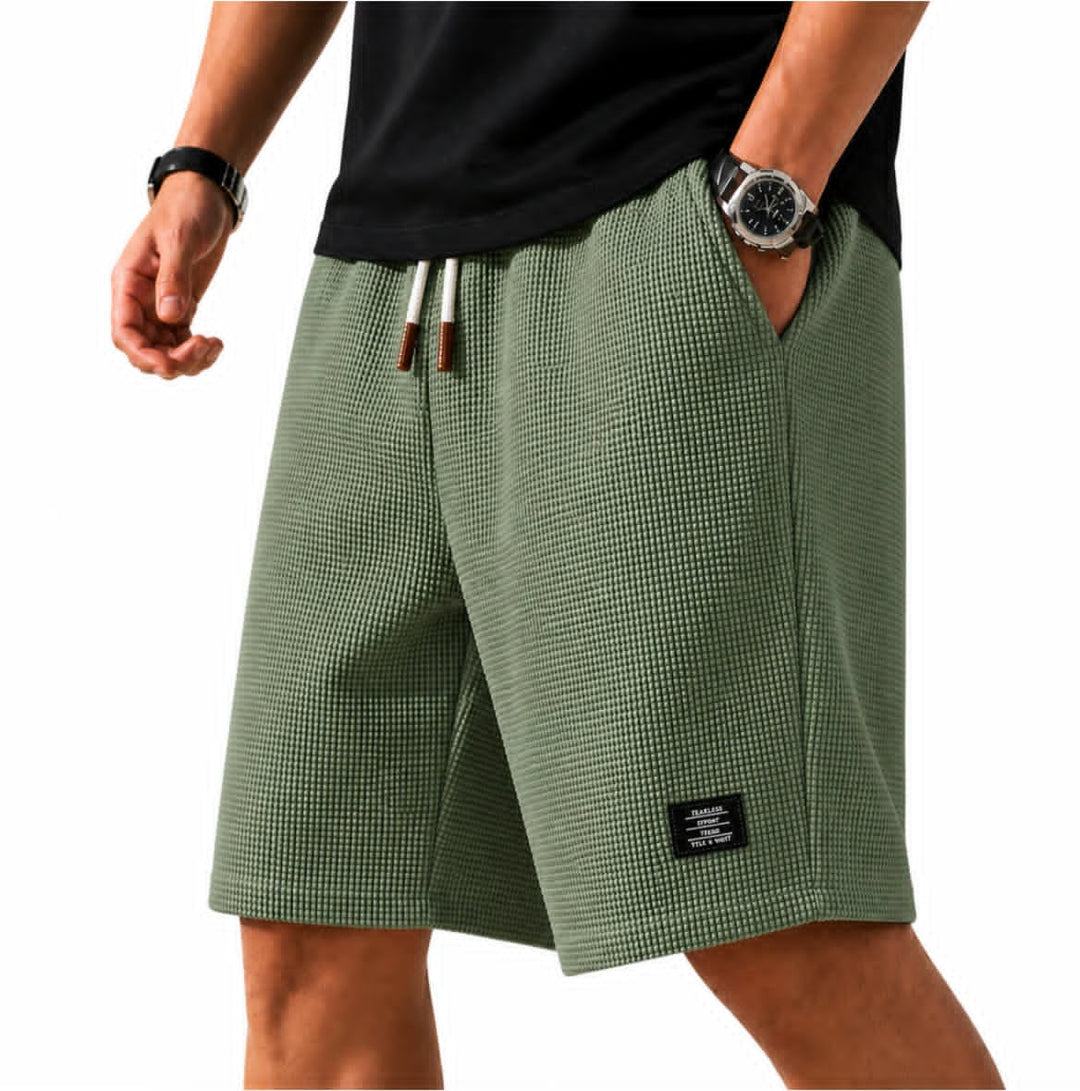 Álvaro — Bermuda casual de cuadros