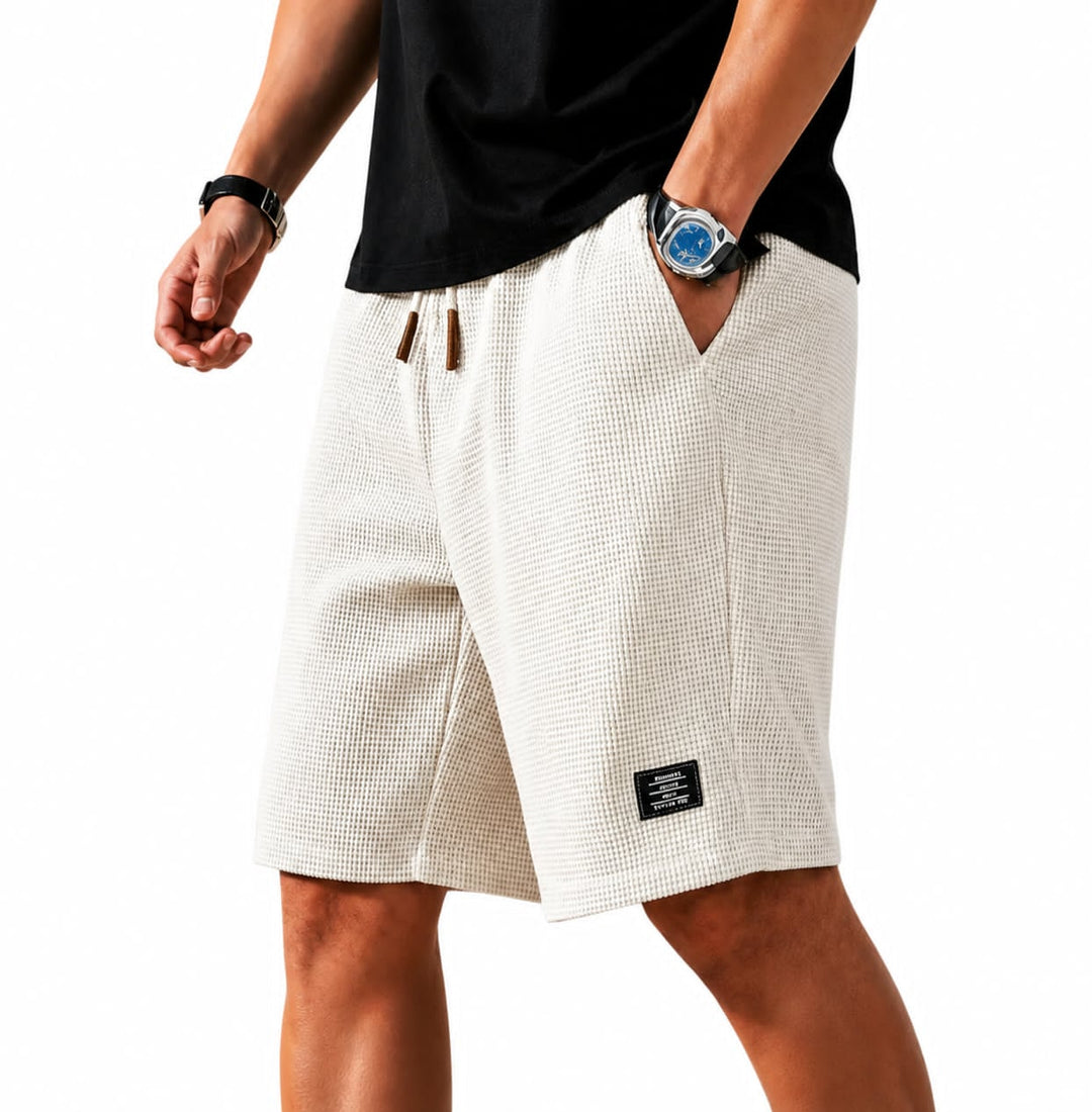 Álvaro — Bermuda casual de cuadros