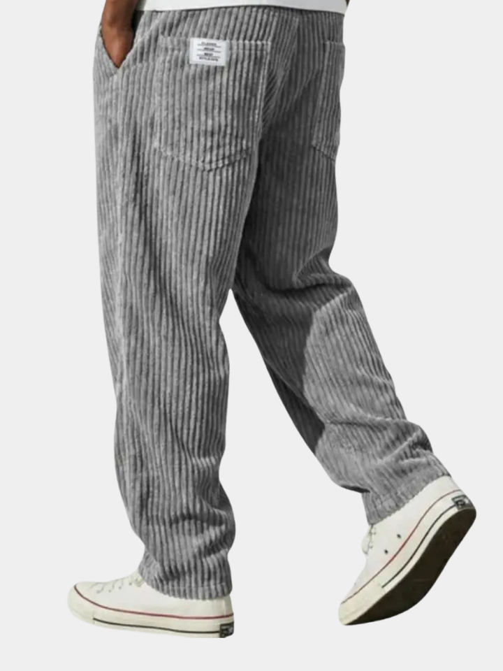 Pablo — Pantalones de pana con cintura elástica