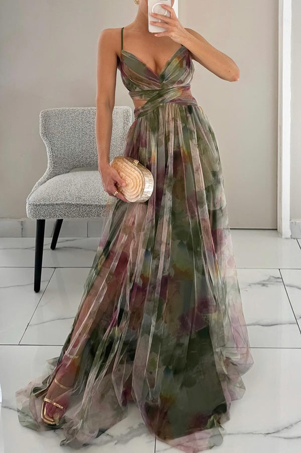 Giselle – Vestido largo floral