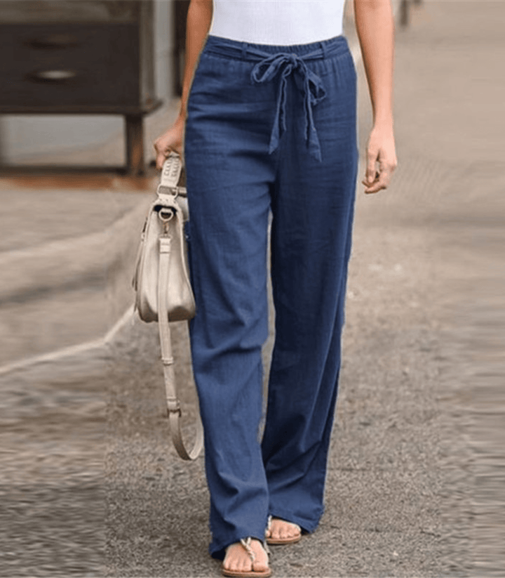 Joleen - Pantalón de Relax para Mujer con Cordon y Cintura Elástica