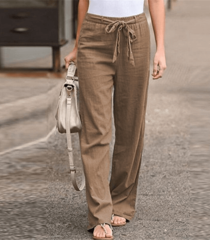 Joleen - Pantalón de Relax para Mujer con Cordon y Cintura Elástica