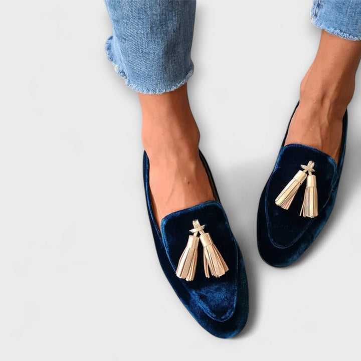 Quinnlyn™ | Mocasines Vintage con Flecos