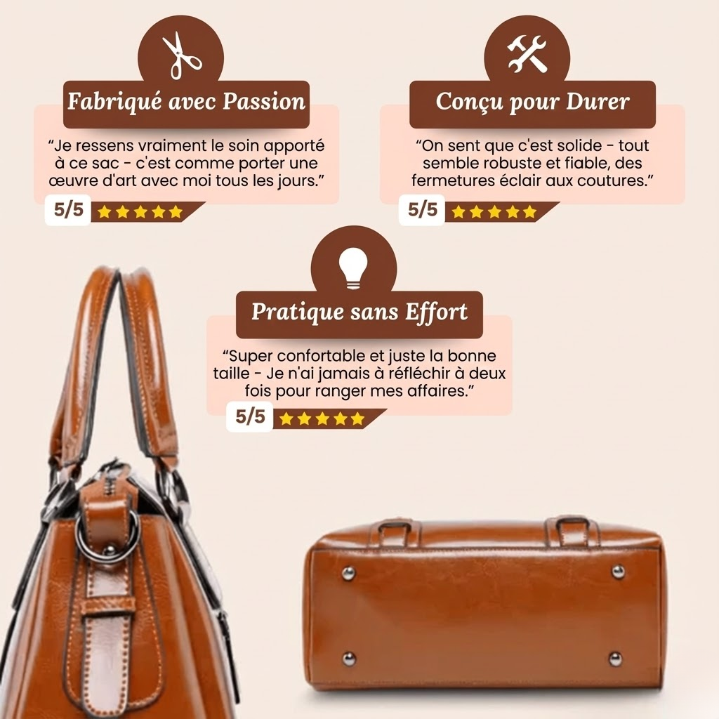 Camille™ | Bolsa de hombro pulida